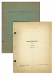Moe Howards 26pp. Script Dated May 1943 for The Three Stooges Film A Gem of a Jam -- With 5 Additional Pages of Script Changes -- Archival Repair to Cover, Otherwise Very Good Condition